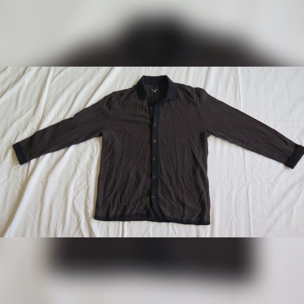 Rag & Bone Button Down Knit Sweater Shirt M